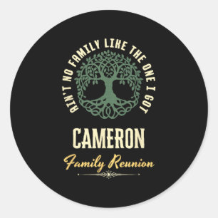 Wiedersehen 2025-Matching-Design der Familie - Cam Runder Aufkleber