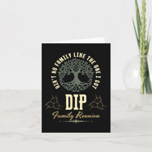 Wiedersehen 2025-Matching-Design der Familie - Dip Karte