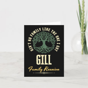 Wiedersehen 2025-Matching-Design der Familie - Gil Karte