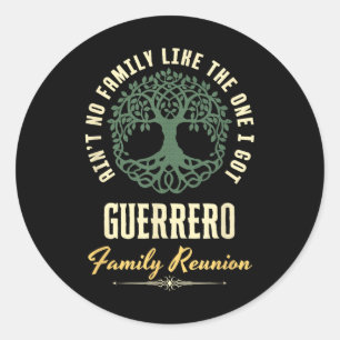 Wiedersehen 2025-Matching-Design der Familie - Gue Runder Aufkleber