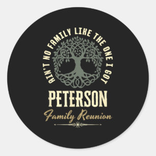 Wiedersehen 2025 Matching Design der Familie - Pet Runder Aufkleber