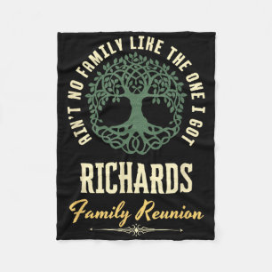 Wiedersehen 2025-Matching-Design der Familie - Ric Fleecedecke