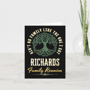 Wiedersehen 2025-Matching-Design der Familie - Ric Karte