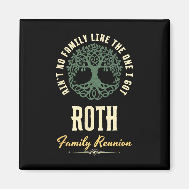 Wiedersehen 2025-Matching-Design der Familie - Rot Magnet (Vorne)