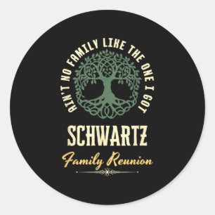 Wiedersehen 2025-Matching-Design der Familie - Sch Runder Aufkleber