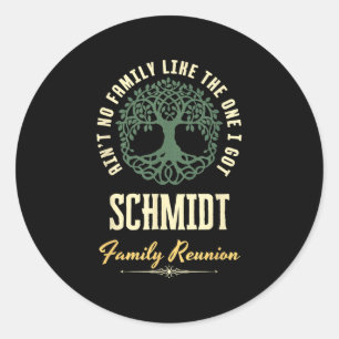 Wiedersehen 2025-Matching-Design der Familie - Sch Runder Aufkleber