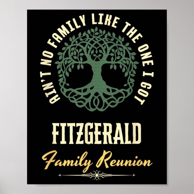 Wiedersehen 2025 Matching Design - Fitzgerald Poster (Vorne)