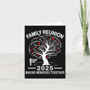 Wiedersehen 2025 Shirt-Familie Matching Wiedersehe Karte