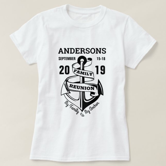 Wiedersehen Anchor T-Shirt (Design vorne)