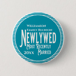 Wiedersehen Award für Familie neu Verheiratet Button