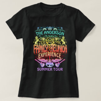 Wiedersehen Band Retro 70er Concept Logo Neon T-Shirt