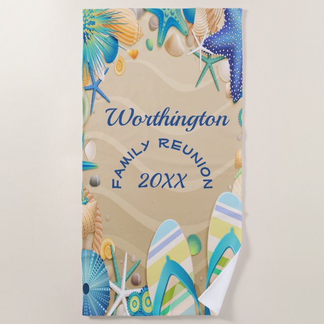 Wiedersehen Beach Handtuch (Vorderseite)