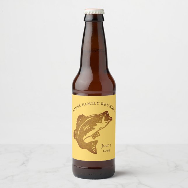 Wiedersehen Bierflaschenetikett (Vorderseite)