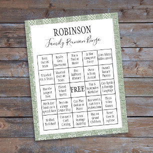 Wiedersehen Bingo Game Green Tile