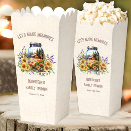 Wiedersehen Birthday Forest Cabin Popcorn Geschenkschachtel