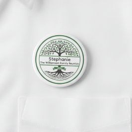 Wiedersehen Celebration Keepake Name Abzeichen Button