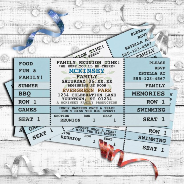 Wiedersehen Concert Ticket Einladung (Von Creator hochgeladen)