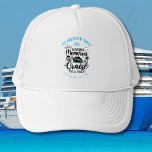 Wiedersehen Cruise Matching Monogram Group Hits Truckerkappe<br><div class="desc">Family Wiedersehen Cruise Matching Monogram Group segelt auf unvergesslichen Erinnerungen mit unserem Family Wiedersehen Hut, dem perfekten Sake für Ihre Wiedersehen-Kreuzfahrt! Egal ob Sie einen Wochenendausflug auf einem majestätischen Kreuzfahrtschiff genießen oder mit Lieben auf einer lebendigen Party-Kreuzfahrt feiern, dieser Hut bringt Ihre Familie stilvoll zusammen. Jede Kappe ist so konzipiert,...</div>