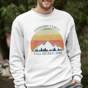 Wiedersehen Custom Fall Retreat Cooler Sonnenunter Sweatshirt