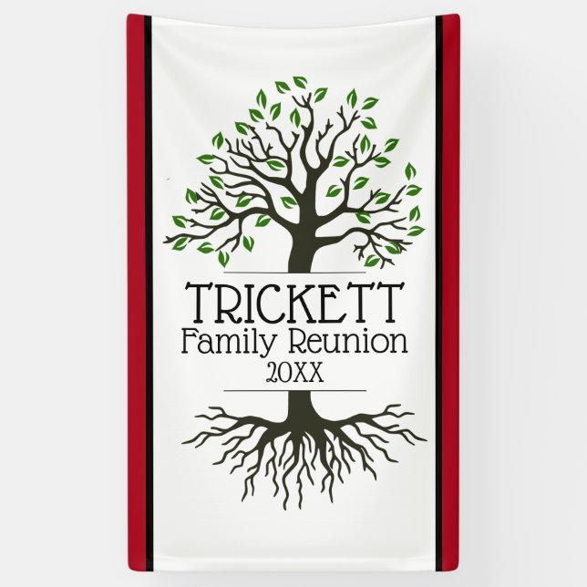 Wiedersehen der dunkelroten Stammbaumfamilie Banner (Vertikal)