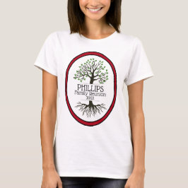 Wiedersehen der dunkelroten Stammbaumfamilie T-Shirt
