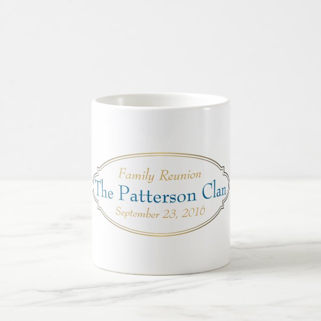 Wiedersehen der extravaganten Oval-Frame-Familie Kaffeetasse (Mittel)