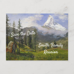 Wiedersehen der Matterhorn-Familie Einladungspostkarte