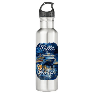 Wiedersehen der Schiffsfamilie Wasserfarbe Edelstahlflasche