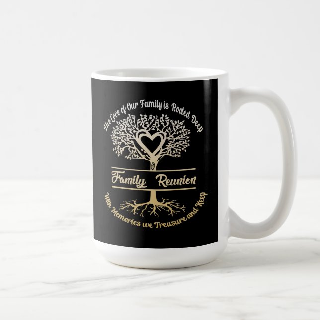 Wiedersehen die Liebe unserer Familie Kaffeetasse (Rechts)