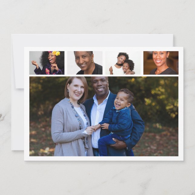 Wiedersehen DIY5 Foto | Familie zusammenkommen Dankeskarte (Vorderseite)