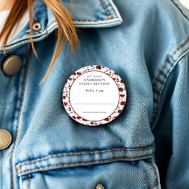 Wiedersehen Einführung in das Barbecue Muster Button