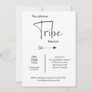 Wiedersehen-Einladung der Tribe Family