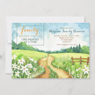 Wiedersehen-Einladung für Country Road Family Einladung