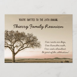 Wiedersehen-Einladung für Hochlandfamilien Einladung