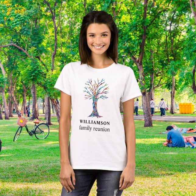 Wiedersehen-Familienbaum für personalisierte T-Shirt (Von Creator hochgeladen)