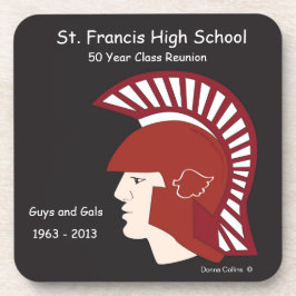 Wiedersehen für das St. Francis-Logo Getränkeuntersetzer