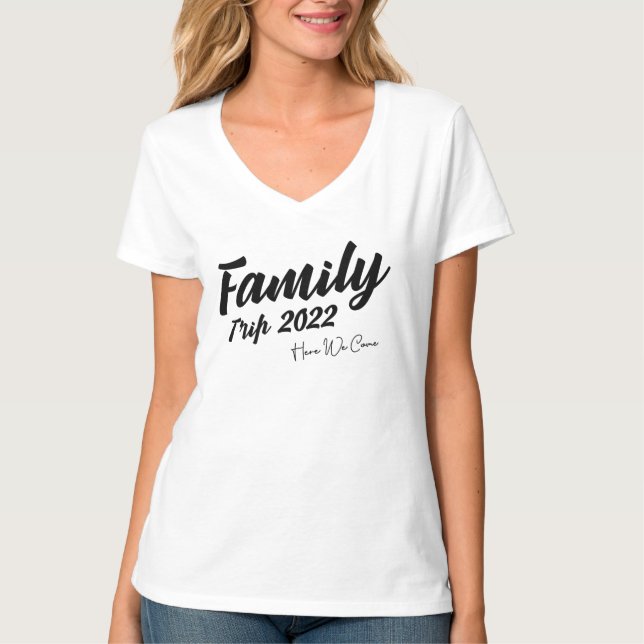 Wiedersehen für Familienausflug 2022 T-Shirt (Vorderseite)