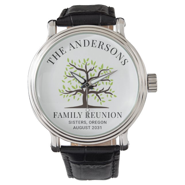 Wiedersehen Genealogie für benutzerdefinierte Prod Armbanduhr (Vorderseite)