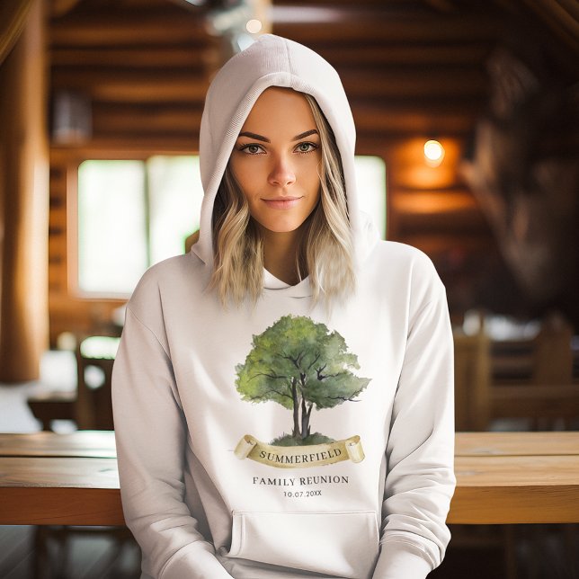 Wiedersehen Genealogische Stammbaum-Cousin Hoodie (Genealogy Tree Family Reunion Womens White Hoddie)