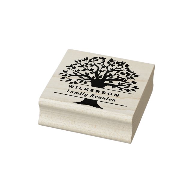 Wiedersehen Genealogischer Individuelle Name-Logo  Gummistempel (Stempel)