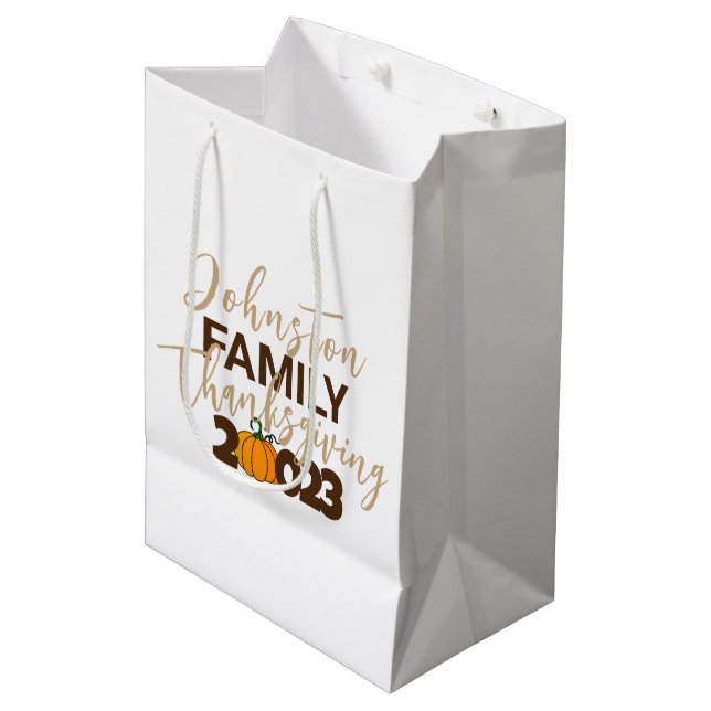 Wiedersehen Goodie Bag Ideas Mittlere Geschenktüte (Vorderseite Schrägansicht)