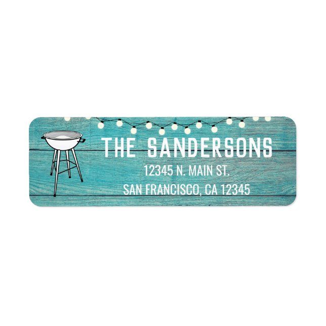 Wiedersehen GRILLEN Jährlich  Barbecue Rustic (Vorne)