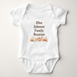 Wiedersehen Herbst Herbst Erntedank Einladung Baby Strampler