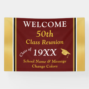 Wiedersehen-Ideen der Klassen 50 Jahre, JAHR DER V Banner