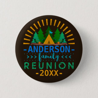 Wiedersehen Jährliche Camping-Reise | INDIVIDUELLE Button