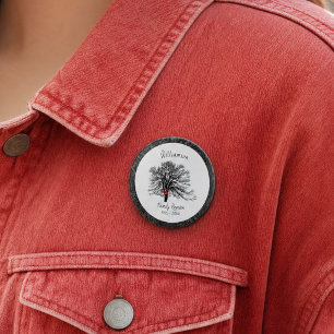 Wiedersehen Keepake-Tree Elegant Black Button