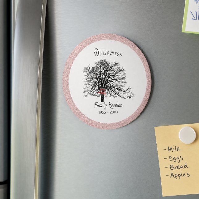 Wiedersehen Keepake-Tree | Rose Gold Glitzer Magnet (Von Creator hochgeladen)