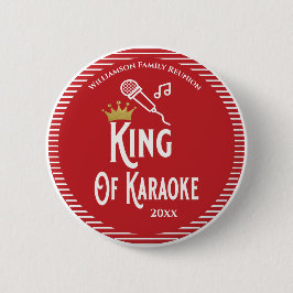 Wiedersehen King of Karaoke Singing Button