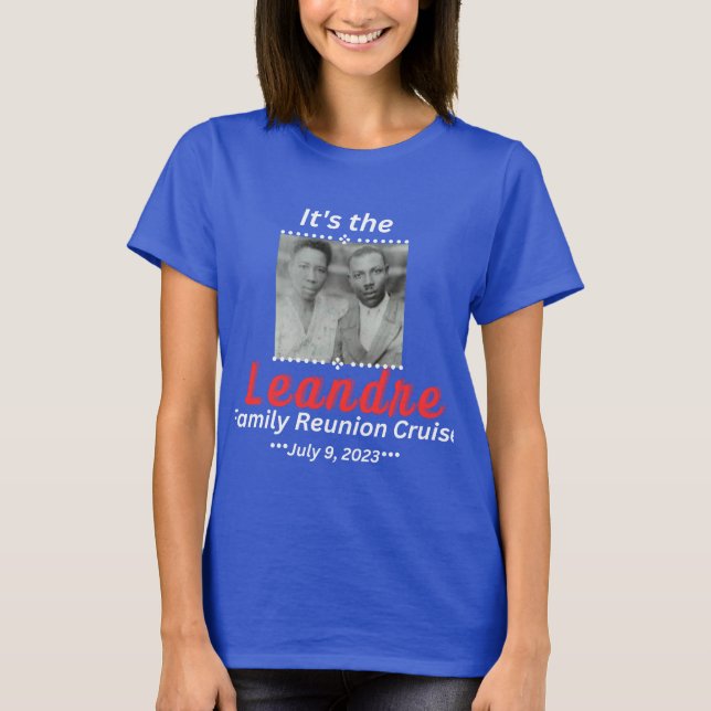 Wiedersehen-Kreuzfahrt der Leandre-Familie mit Gra T-Shirt (Vorderseite)