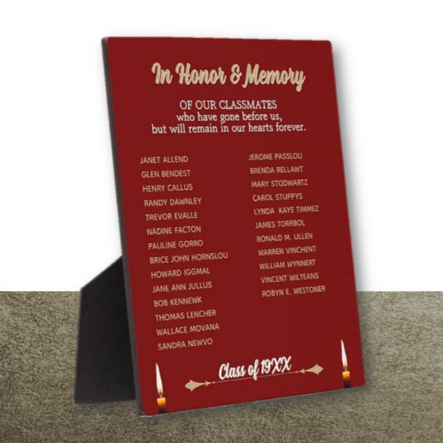 Wiedersehen Memorial Tribute tabletts Fotoplatte (Von Creator hochgeladen)